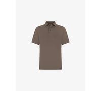 Boggi Milano Mens Boggi Milano Regular-Fit Stretch Pima Cotton Polo Shirt Mud M