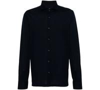 Boggi Milano piqué-weave shirt - Blue S-M-L-XL
