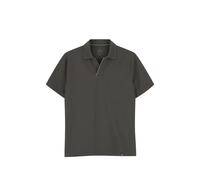 Boggi Milano polo in stretch cotton blend piqué Cool Jade-Fresh - Grey S-M