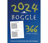 Boggle 2024 Puzzle Book: Unlock Your Potential Daily with a New Challenge , Enjoy 366 puzzles , 8.50 x 11 in, Puzzles & Solutions.