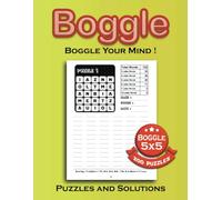 Boggle 5x5 Puzzle Book Vol. 1: Boggle Your Mind! , Enjoy over 200 puzzles , 8.50 x 11 in, Puzzles & Solutions.