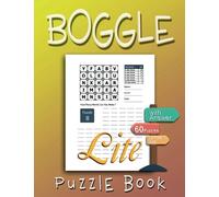 Boggle Lite Puzzle Book: Boggle Your Mind! , Enjoy over 60 puzzles , 8.50 x 11 in, Puzzles & Solutions.
