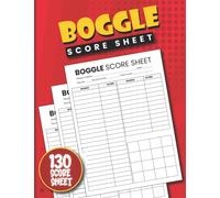 Boggle Score Sheets: Boggle Score Cards | Boggle Score Record Notebook. Boggle Score Card. Boggle Game 130 Pages Large Score Pads For Scorekeeping: ... For Scorekeeping. Boggle Game Great Gift Idea