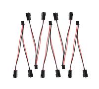 Bogjiru 5/10pcs 3D Printer Parts Hotend Cooling Fan Parallel Connection Cable 2Pin XH2.54 Terminal Female to Male Connector Line