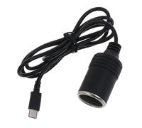 Bogjiru USB Cigarette-Lighter Adapter USBC Male To 12V Car Cigarette-Lighter Socket Female Converter Cable 3.3ft/6.6ft/10ft Cable Converter