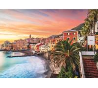 Trefl - Bogliasco, Liguria, Italy - Puzzle with 1000 Pieces - Puzzle Game with a Beautiful View of Bogliasco, Italy, for Adults and Children from 14 Years