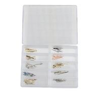 Bognajin 30 Set Metal Watch Hands Replacement Kit, Hour Minute Second Hands Set for 8200 8205 Quartz Movement, Easy Install Watch Needle Parts with Plastic Storage Box