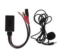 Bognajin Car 5.0 Wireless Module, AUX IN Adapter with 1.5m Hands - Free Microphone, 2RCA Audio Port for Clarion and Pioneer Car Stereo Systems