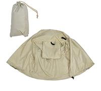 Bognajin Sunscreen Pet Cage Cover, 210D Silver Coated Oxford Cloth Material, Easy to, with Two Rolling Shutter Doors and Zipper Design, Suitable (Beige)