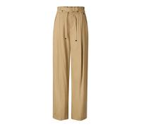 BOGNER Candy linen blend trousers for women - Camel - 36