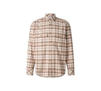 BOGNER Heiko flannel shirt for men - Brown/Beige - XXL