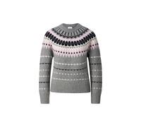 BOGNER Ina Cashmere and Norwegian-Style Jumper for women - Grey/Pink - 36
