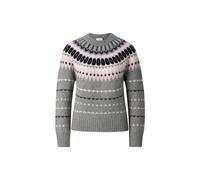 BOGNER Ina Cashmere and Norwegian-Style Jumper for women - Grey/Pink - 46