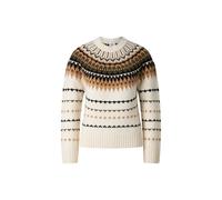 BOGNER Ina Cashmere and Norwegian-Style Jumper for women - Off-White/Camel/Coffee - 42