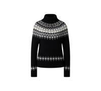 BOGNER Ingrid cashmere jumper and Norwegian-style jumper for women - Black/Grey/Off-white - 40