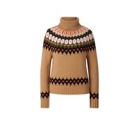 BOGNER Ingrid cashmere jumper and Norwegian-style jumper for women - Camel/Brown/Orange - 46