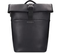 Bogner Jasper Anton backpack leather 46 cm laptop compartment black