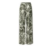 BOGNER Linen trousers Gina for women - Olive green/cream - 40