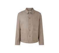 BOGNER Mirco flannel overshirt for men - Greige - 54