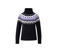BOGNER Norwegian jumper Ingrid for women - Navy blue/off-white/purple - 38