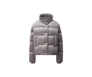 BOGNER Oliva Velvet Down Jacket for women - Grey-brown - 44