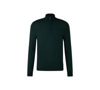 BOGNER Ouri fine knit troyer for men - Dark green - XL