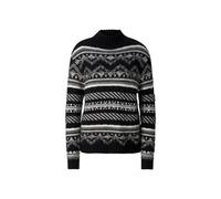 BOGNER Pink Norwegian jumper for women - Black and white - 36