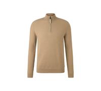 BOGNER Pure new wool cashmere troyer Derek for men - Camel - L