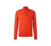 BOGNER Pure new wool cashmere troyer Derek for men - Coral - XL