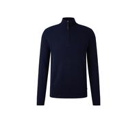BOGNER Pure new wool cashmere troyer Derek for men - Navy blue - L