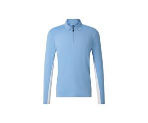 BOGNER SPORT Fabrio Polo Base Layer for men - Light blue/white - XL