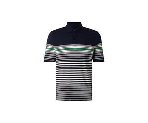 BOGNER SPORT Jannes polo shirt for men - Navy blue/white/green - 3XL