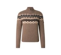 BOGNER SPORT Ludi cashmere jumper for men - Hazel/Beige/Black - L