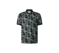 BOGNER SPORT Valentin Functional Short-Sleeved Polo Shirt for men - Black/eucalyptus - L
