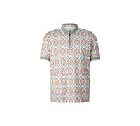 BOGNER SPORT Valentin Functional Short-Sleeved Polo Shirt for men - Eucalyptus/orange/white - 3XL