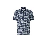 BOGNER SPORT Valentin functional short-sleeved top for men - Navy blue/light blue - 3XL