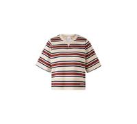 BOGNER T-shirt Stacey for women - Cream/wine red/navy blue - 36