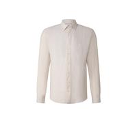 BOGNER Timi linen shirt for men - Sand/white - XXL