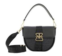 Bogner Zuoz Rafia Cassy Shoulder Bag Leather 21 cm black
