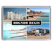 Bognor Regis, West Sussex, England United Kingdom Souvenir Acrylic Fridge Magnet (Standard: 70x45mm)