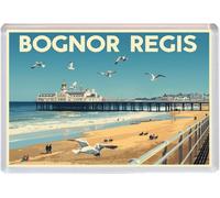 Bognor Regis - West Sussex - Jumbo Artistic Fridge Magnet 96 x 67mm BBSFHM3202