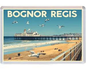 Bognor Regis - West Sussex - Jumbo Artistic Fridge Magnet 96 x 67mm BBSFHM3202