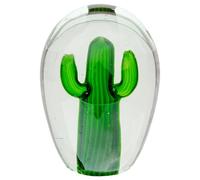 bogota glass cactus ornament large in green