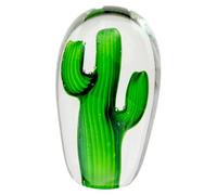 bogota glass cactus ornament small in green