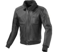 Bogotto Aviator Motorcycle Leather Jacket, black, size 48