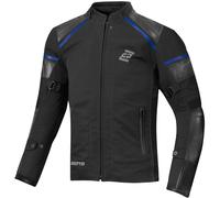 Bogotto Blizzard-X waterproof Motorcycle Textile Jacket, black-blue, size L for Men