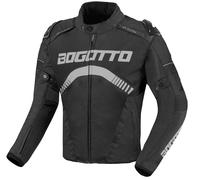 Bogotto Boomerang Waterproof Motorcycle Textile Jacket, black-grey, size 3XL for Men