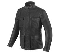 Bogotto Bristol NG Motorcycle Leather Jacket, black, size L for Men