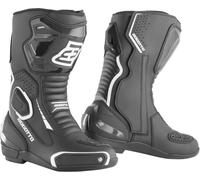 Bogotto Carta Race perforated Ladies Motorcycle Boots, black/white, size 40
