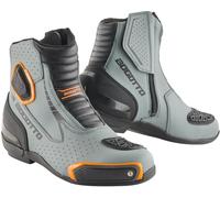 Bogotto Cartagena perforated Motorcycle Boots, grey/black/orange, size 48